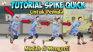 TUTORIAL SPIKE QUICK UNTUK PEMULA | VOLLEY BALL