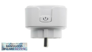 Tuya 16A EU Smart Socket WiFi Smart Plug With Power Monitoring Timing Review
