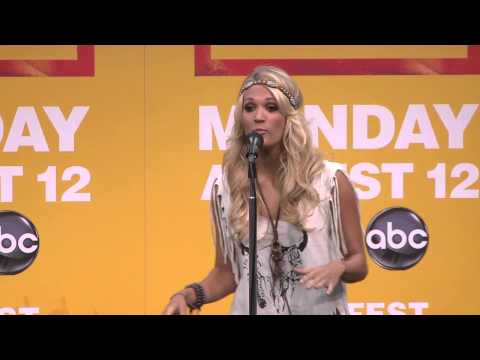 Carrie Underwood Sends Love To Loyal Country Fans at CMA Fest 2013