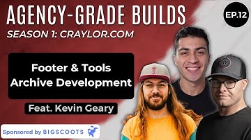 Footer & Tools Archive Development – craylor.com | Agency-Grade Builds S1E12