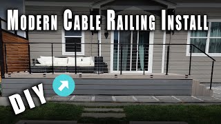 DIY: Custom Cable Railing Install by San Chaik 952 views 1 year ago 5 minutes, 14 seconds