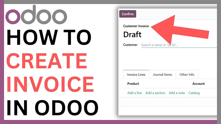 How to Create Invoice in Odoo [QUICK GUIDE]
