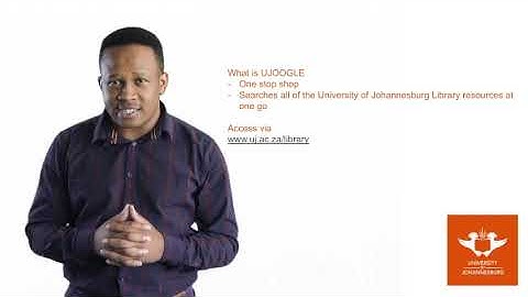 UJ Library - Basic introduction to UJoogle by Madumella Mofokeng