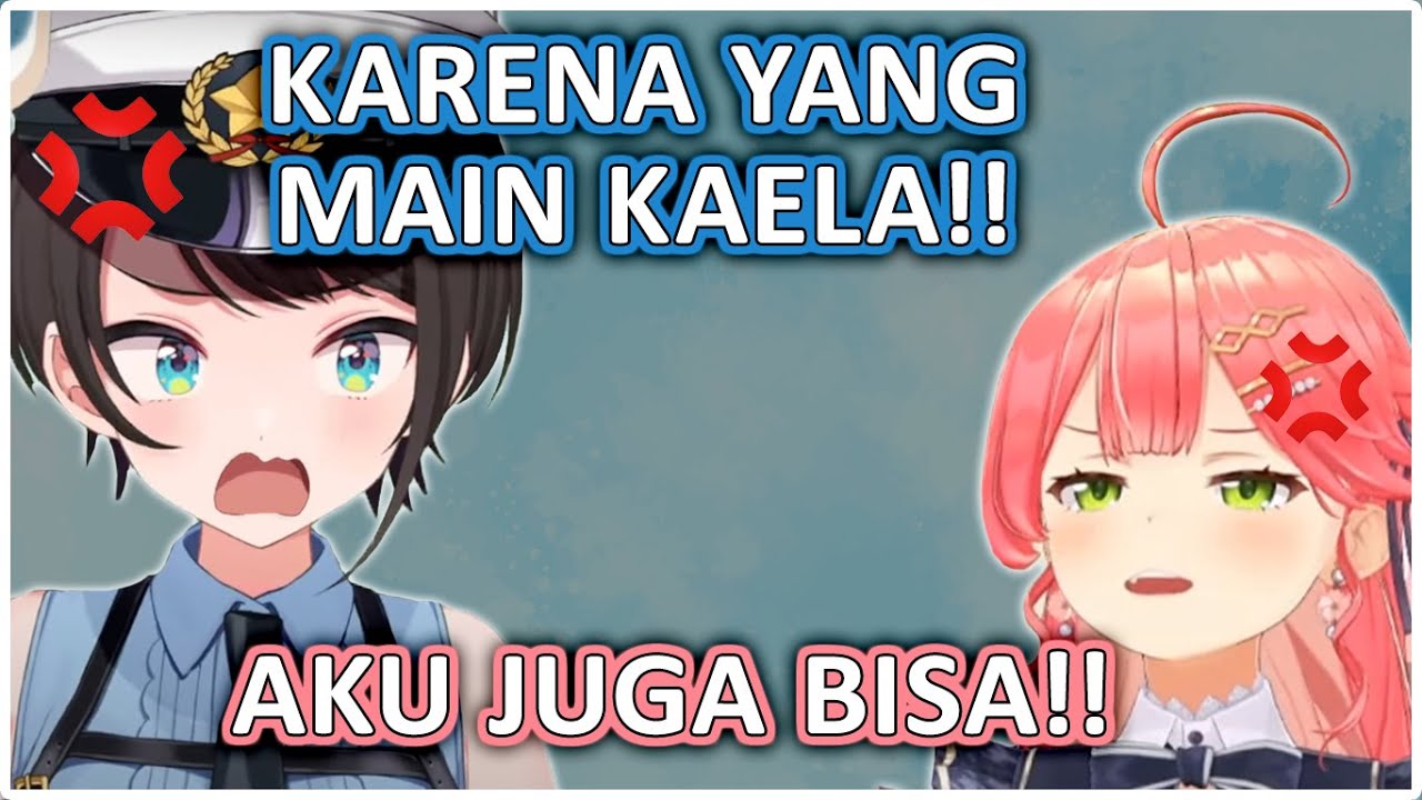 MIKO Membuktikan Kalau Dia Bisa Bermain Minecraft Seperti KAELA | (Hololive Clips)