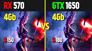 RX 570 4 vs GTX 1650