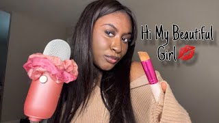 ASMR| (wlw) Sweet OBSESSED Flirty Girl Does Your Makeup (personal attention,clicky whispers)