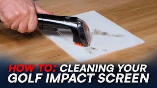 HOW TO: Clean your Golf Simulator Enclosure Impact Screen