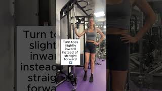 Standing Cable Knee Extension Variation (outer quad)