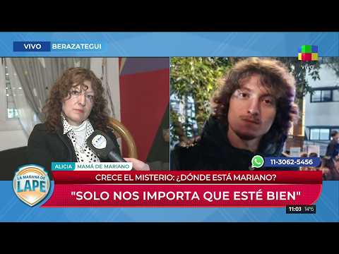 ALICIA, mamá de Mariano Martínez: "SOLO NOS IMPORTA QUE ESTÉ BIEN"