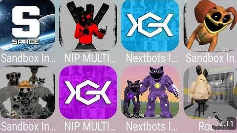 Nextbots In Playground Mod Zoonomaly, Sandbox In Space, Nip Multipayer, POU BARRY