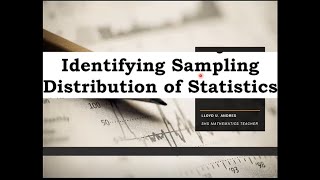 Quarter 3 Topic 5.3 in Stat & Proba: Sampling Distribution of Statistics (Link2MATH Version)