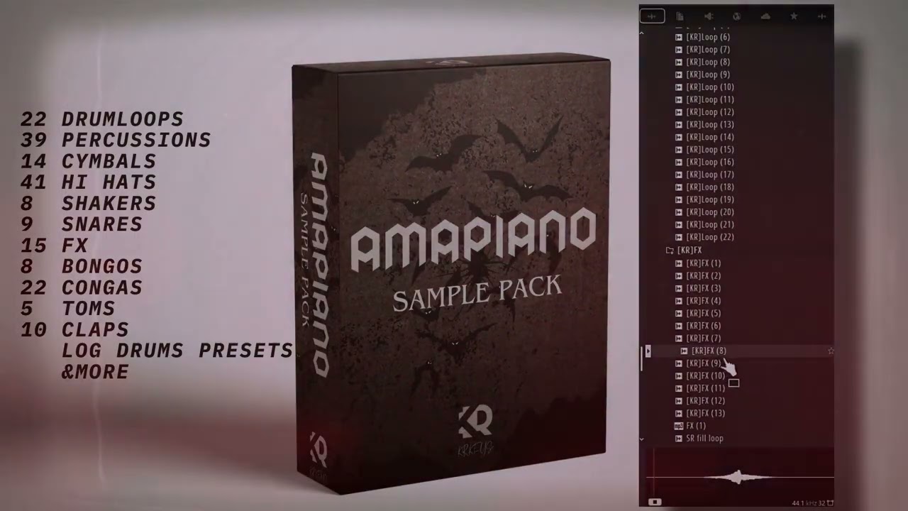 🔥[FREE] Amapiano Sample Pack 2026 — Drum Loops, Log Drum & MIDI