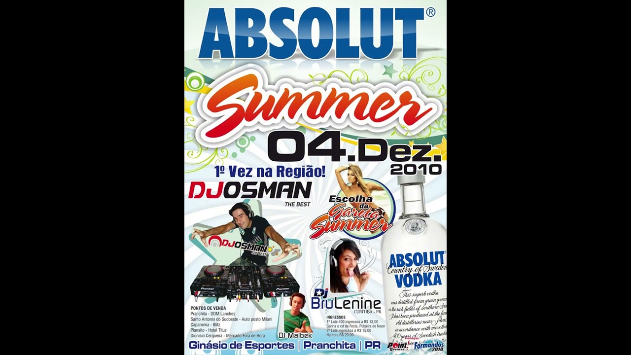 Dj Osman - CD Absolut Summer (CD COMPLETO)