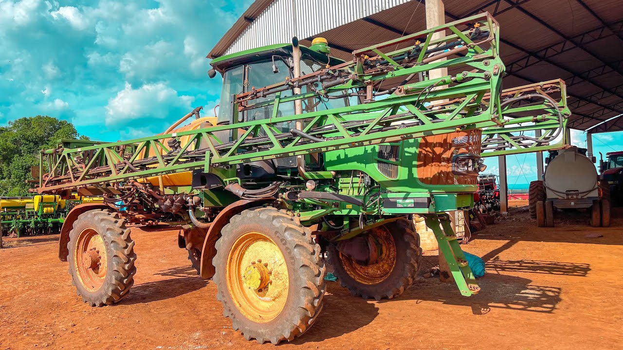 PULVERIZANDO PULVERIZADOR 4630 JOHN DEERE