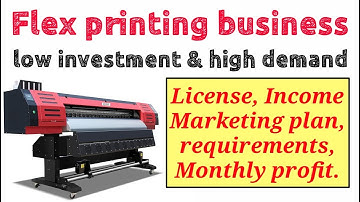 how to start flex printing business in tamil | business ideas tamil