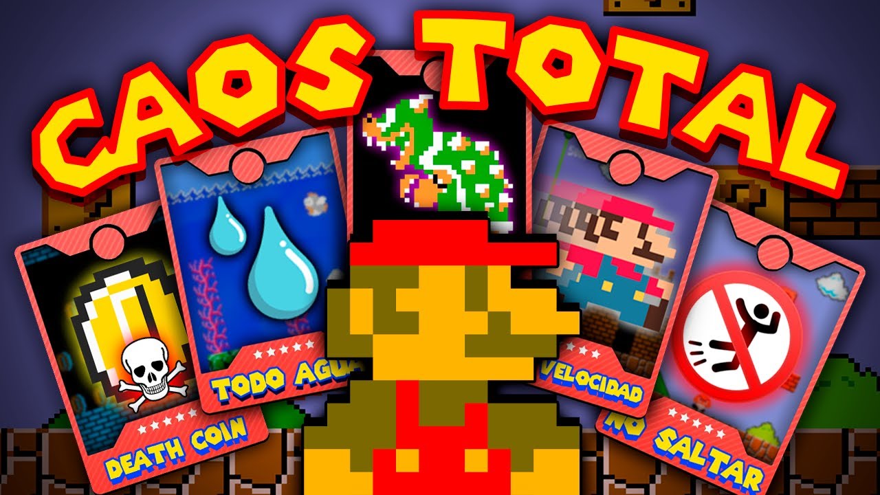 Super Mario Bros... PERO EL CHAT ME LANZA MIL EFECTOS