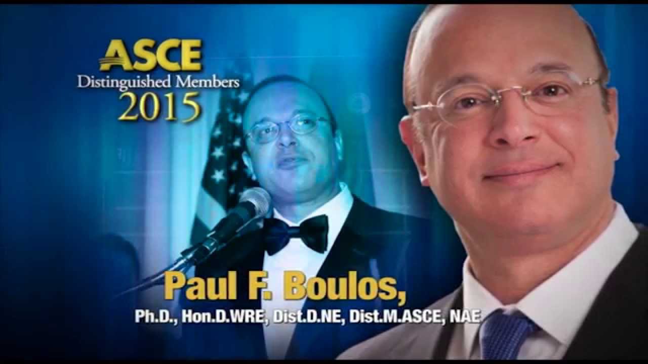 Dr. Paul Boulos Named Distinguished Member of American Society of Civil