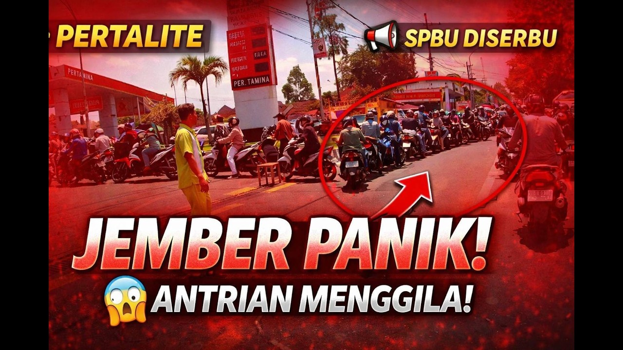 JEMBER PANIK PERTALITE! SPBU DISERBU ANTRIAN… DI TENGAH CHAOS OJOL MALAH DAPAT BERKAH?!