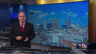 A strong cold front arrives Wednesday