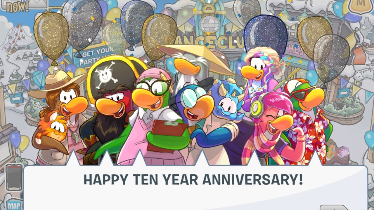 Top 10 Parties on Club Penguin Club Penguin Outlook