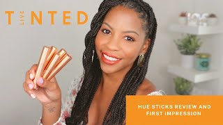 USE 1 PRODUCT FOR EYES, CHEEKS, AND LIPS | LIVE TINTED HUE STICKS REVIEW