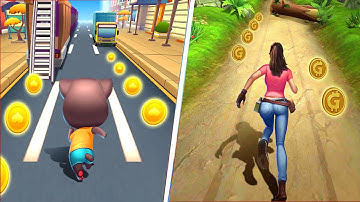 Pet Runner VS Endless Run Jungle Escape - Gameplay Walkthrough - All Levels IOS,  (Ep-22)