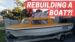 RESTORING A CHEAP BOAT BOUGHT AT AUCTION!