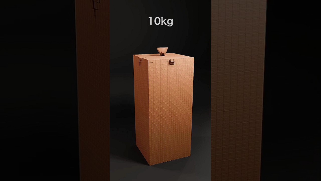“Wood Cubes Simulation 🔥 Realistic Physics | Satisfying Experiment”