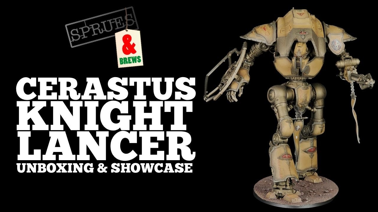 Warhammer The Horus Heresy Plastic Cerastus Knight Lancer Unboxing and Review