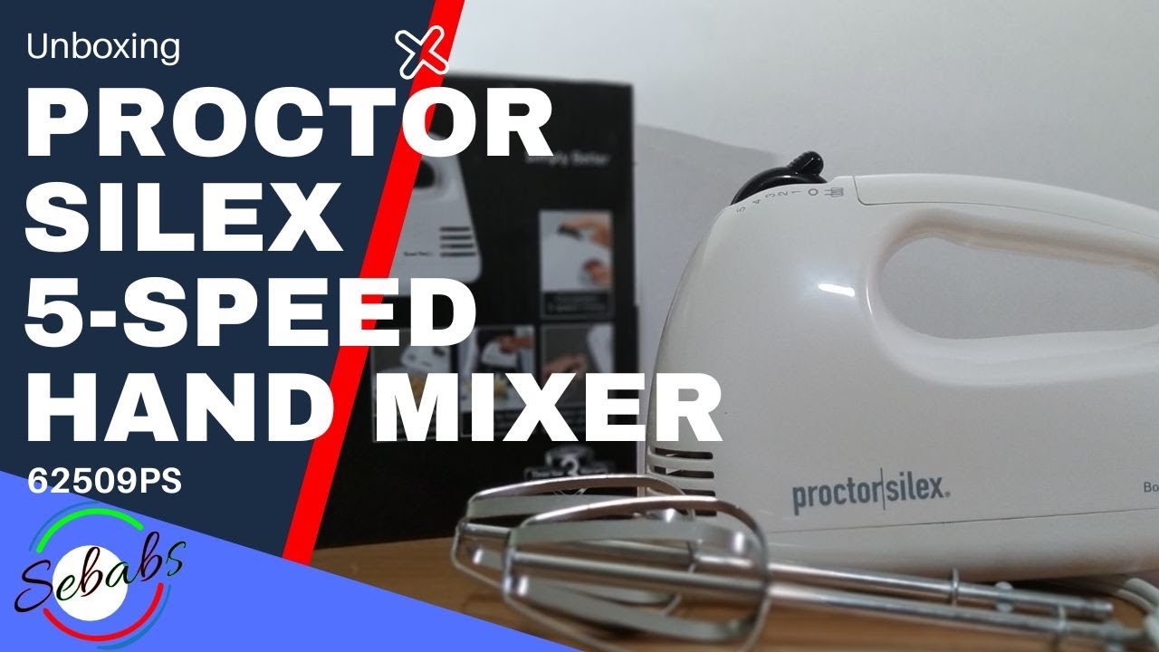 Proctor Silex Hand Mixer 5 Speeds plus Boost 62501