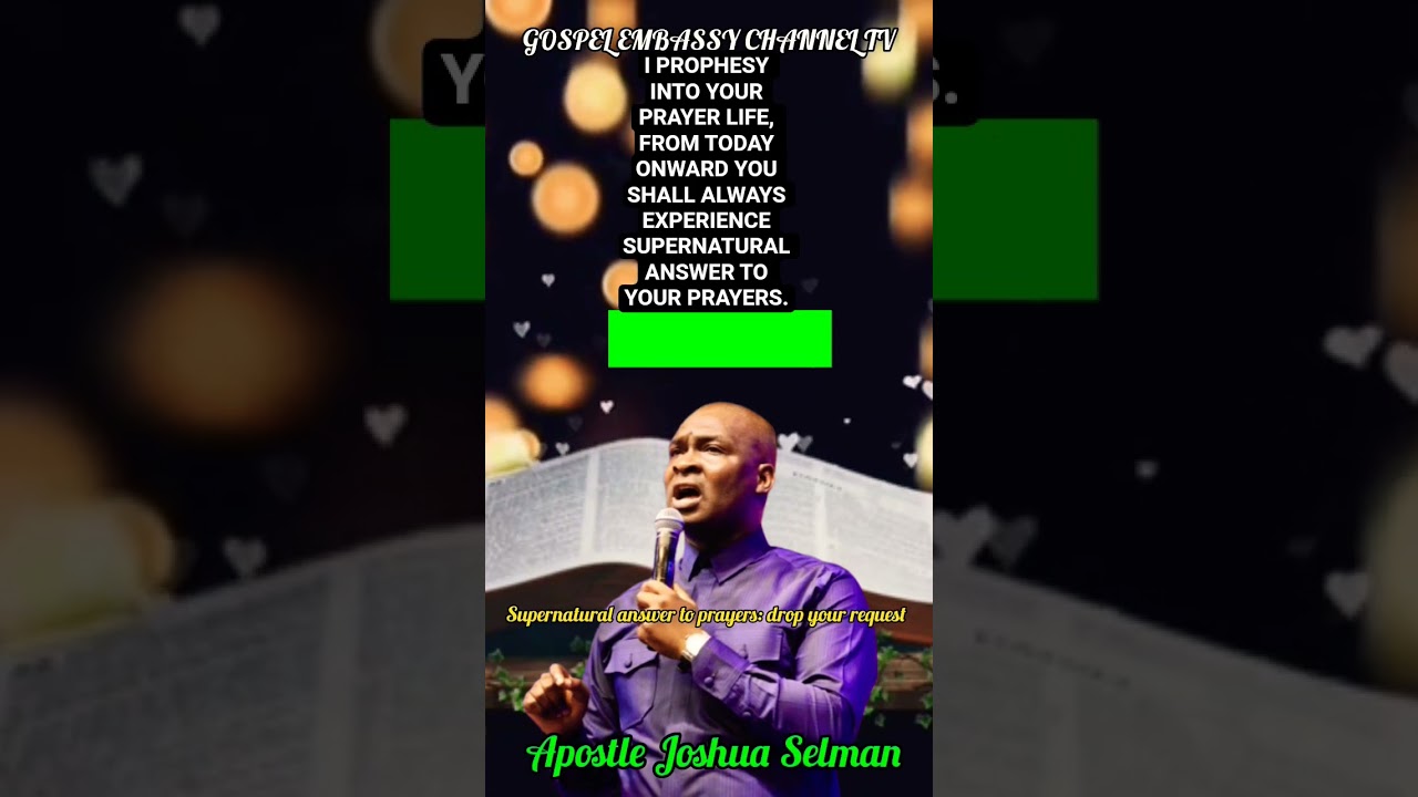 SUPERNATURAL ANSWER TO PRAYERS 