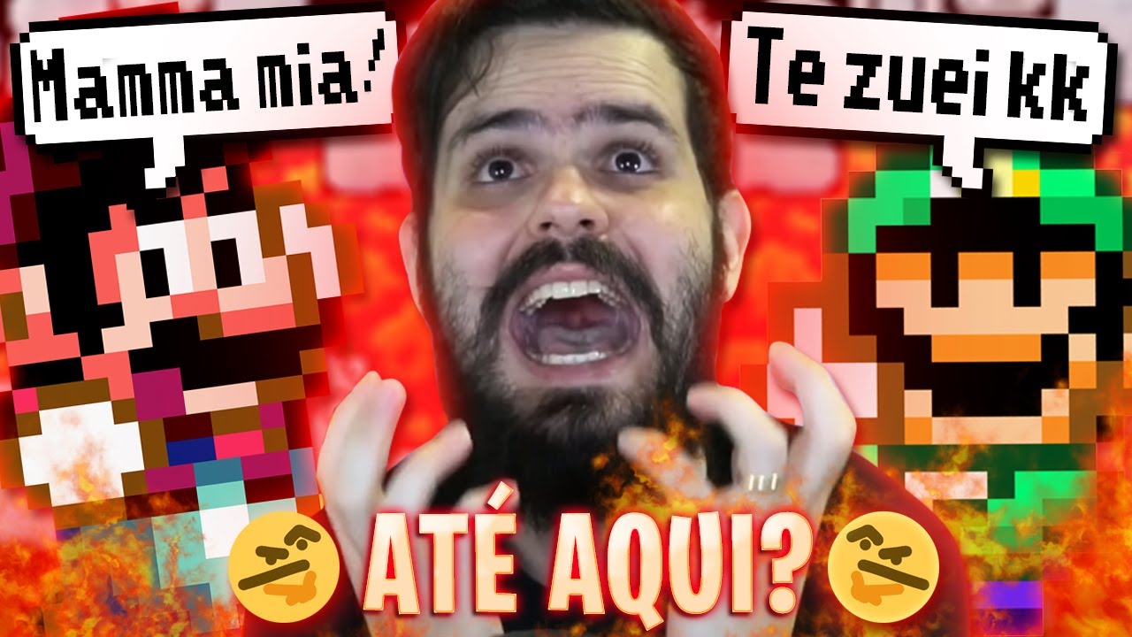 MAMMA MIA Até Aqui? 😩 - Melhores Momentos do PAI TROLL em SUPER MARIO WORLD ADVANCE!