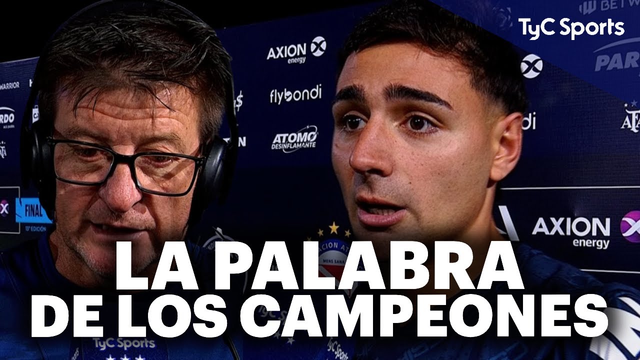 La PALABRA de BERTI y sus JUGADORES tras coronarse CAMPEONES de la COPA ARGENTINA 🔵🏆