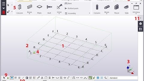 1. Basic of Tekla Structures 2016: User Interface.