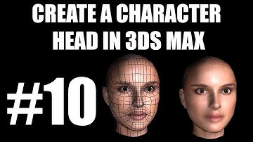 3ds Max Tutorial - Part 10 - Human Character Head Modelling of Natalie Portman