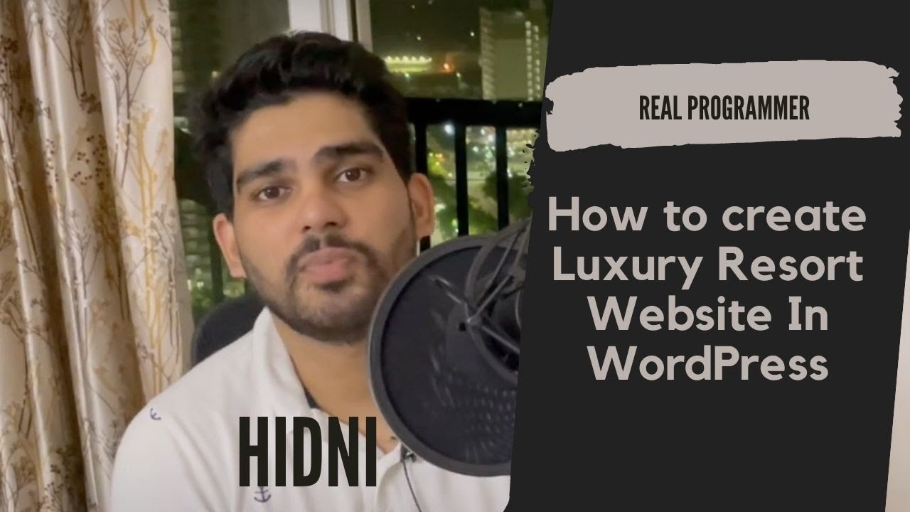 How to Create Luxury Resort Website In WordPress { 2021 In Hindi }