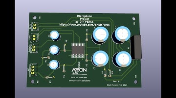 KiCad PCB for Building a quality USB-C microphone by #DIYPERKS