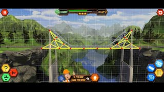 Bridge Construction Simulator Level 27 #game #gaming #gameplay #bridgeconstruction