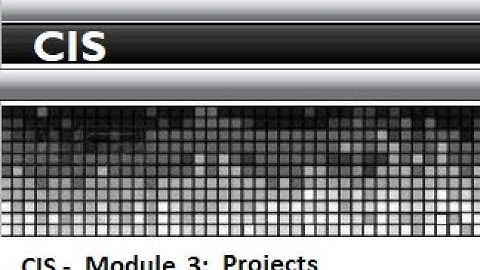 CIS - Module 3 Assignment: Lesson 2 - Project 2-1, 2-2, 2-3, 2-4