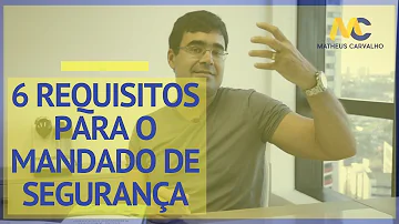 Quais são os requisitos do mandado de segurança?