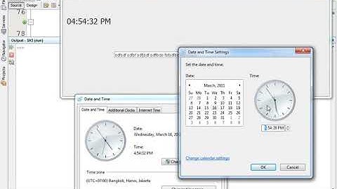 How to RunTime in JFrame in Java Netbeans