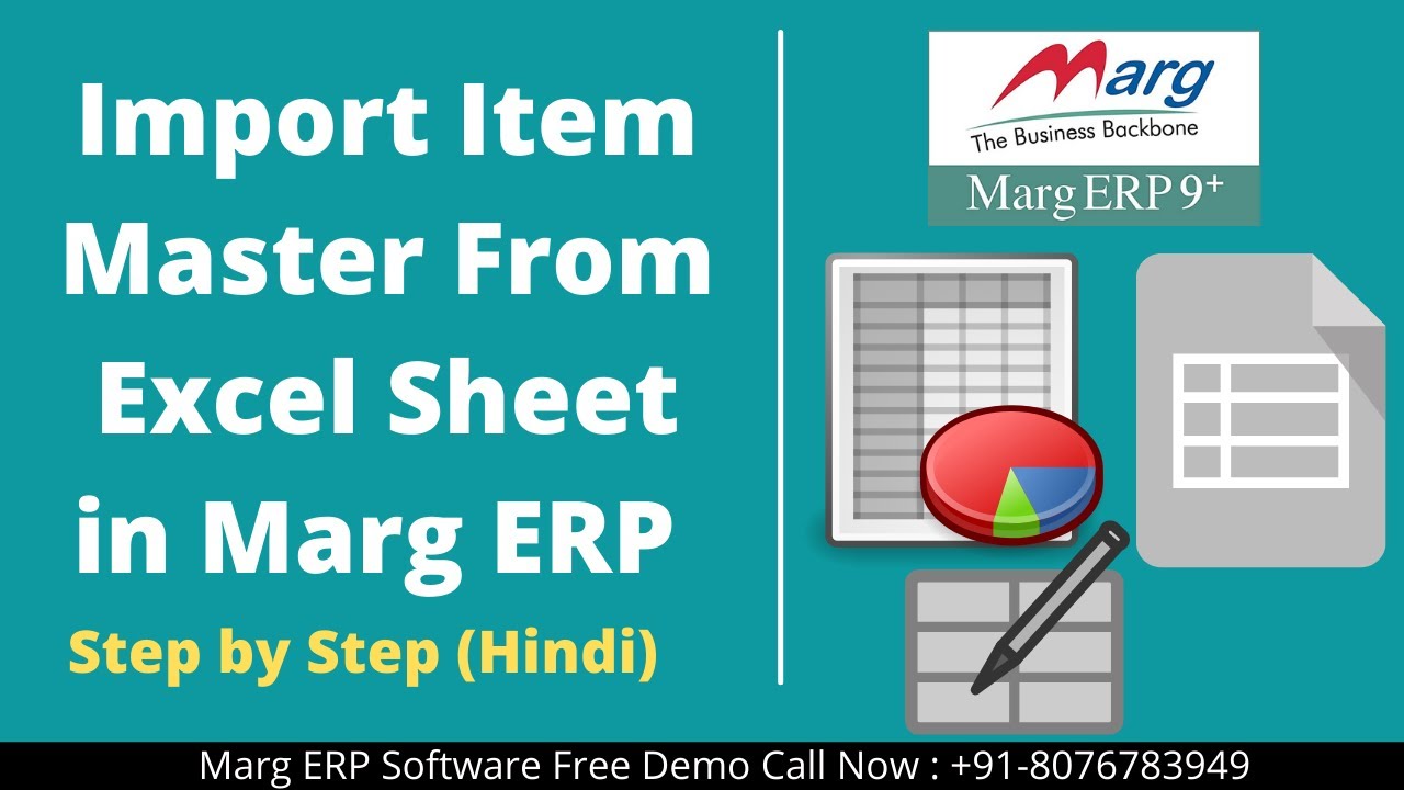 Import Item Master From Excel in Marg Software Complete Step by Step in ...