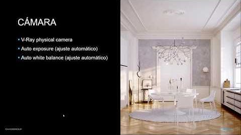 Auto exposure y Auto white balance en V-Ray Next