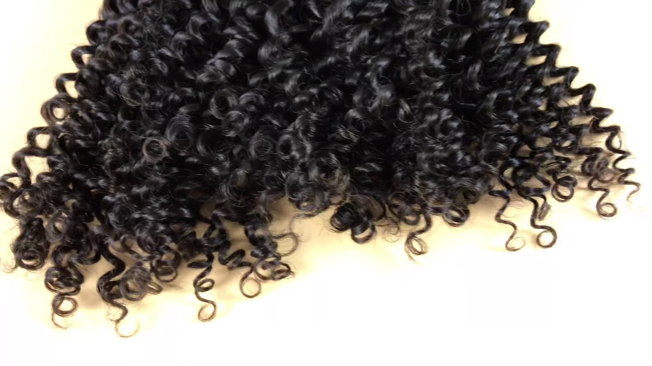 Best Hair Vendor review Mejor Single donor virgin hair kinky curly More beautiful wave after washed hair store near me