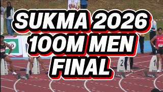100m Men Final Athletics Olahraga Akhir Sukma 2026