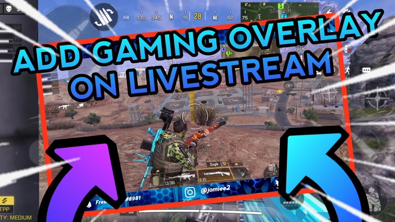 HOW TO PUT GAMING OVERLAY ON LIVESTREAM ( Android/IOS?) - YouTube