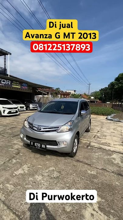 Jual Mobil Toyota Avanza G MT 2013 #avanza #avanzabekas #jualavanza2013