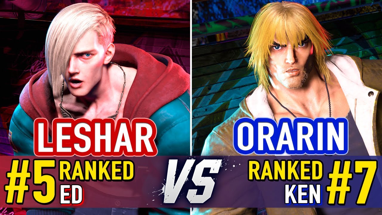 SF6 🤜 LeShar (#5 Ranked Ed) vs Orarin (#7 Ranked Ken) 🤛 SF6 High Level Gameplay