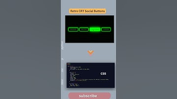 From Pixels to Perfection – Retro CRT Social Buttons in 60 Seconds!