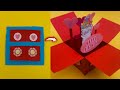 Explosion Box Pop Up Card | Diy Easy Birthday Card | Handmade Birthday Gifts | Cute Gift Ideas